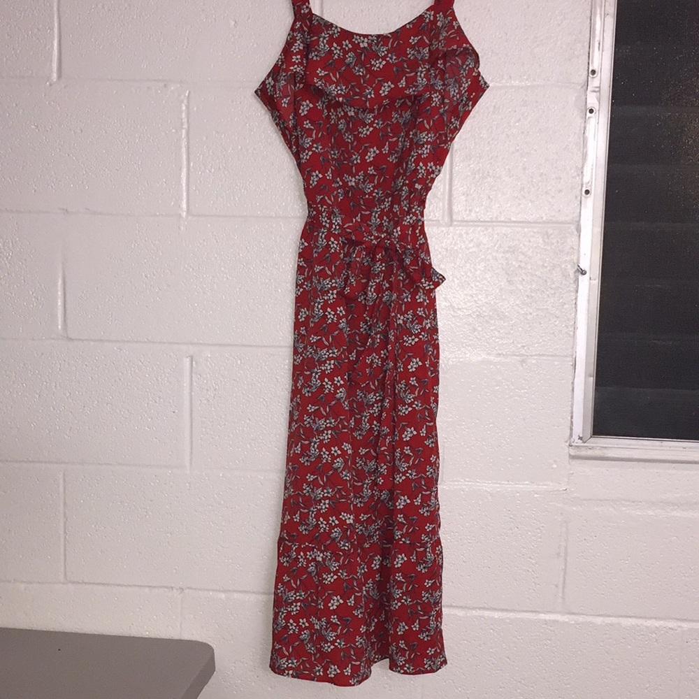 Red Floral Dress❤️